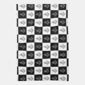 Freemason Checkered Pattern Theedoek (Verticaal)