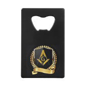 Freemason Creditkaart Flessenopener (Achterkant)