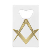 Freemason Creditkaart Flessenopener (Achterkant)
