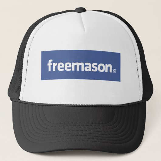 Freemason, Facebook-stijl logo met kleine S&C Trucker Pet (Voorkant)