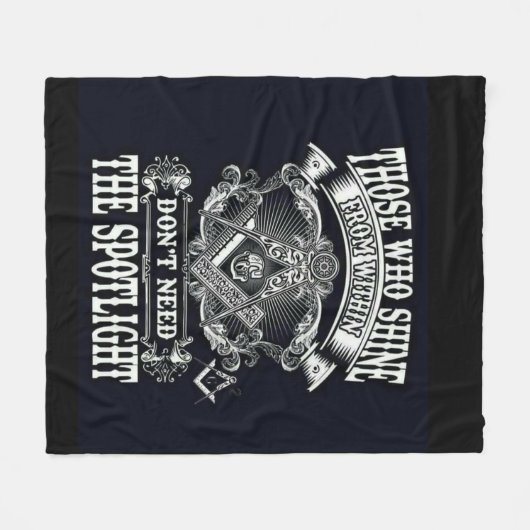 Freemason Fleece Blanket (Voorkant (Horizontaal))