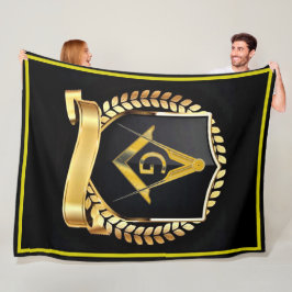 Freemason Fleece Blanket Deken