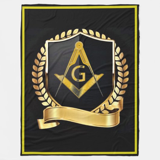 Freemason Fleece Blanket Deken (Voorkant)