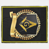 Freemason Fleece Blanket Deken (Voorkant (Horizontaal))
