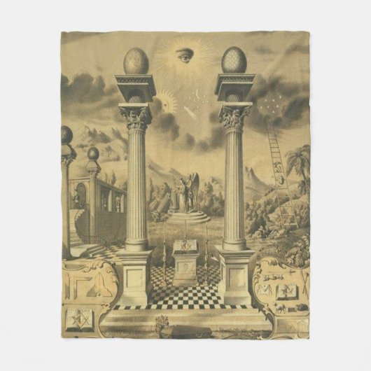 Freemason Fleece Deken (Voorkant)