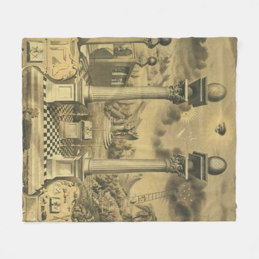 Freemason Fleece Deken (Voorkant (Horizontaal))