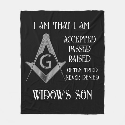 Freemason Fleece Deken (Voorkant)