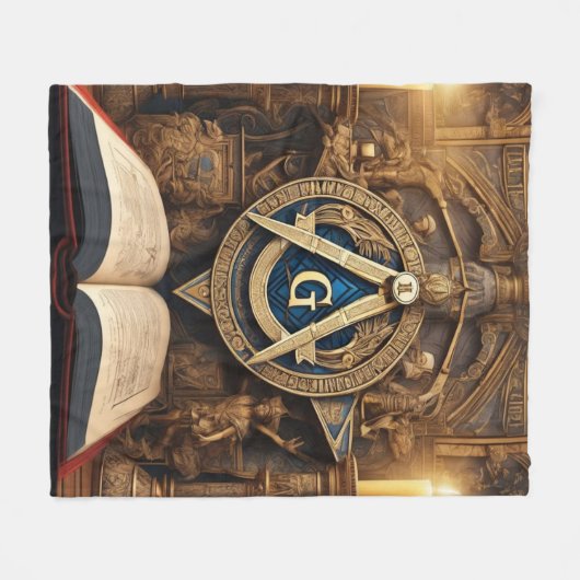 Freemason Fleece Deken (Voorkant (Horizontaal))