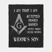 Freemason Fleece Deken (Voorkant)