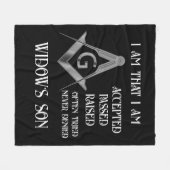 Freemason Fleece Deken (Voorkant (Horizontaal))