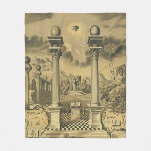 Freemason Fleece Deken (Voorkant)