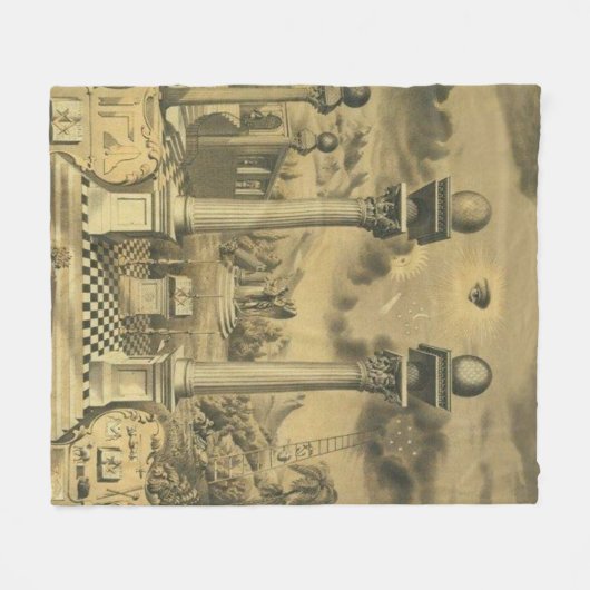 Freemason Fleece Deken (Voorkant (Horizontaal))