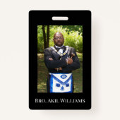 Freemason-foto Badge (Voorkant)