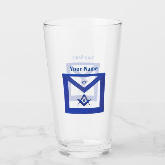 Freemason Glas (Achterkant)