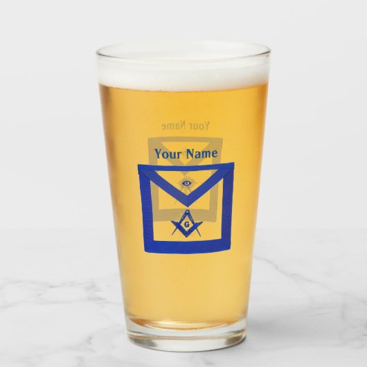 Freemason Glas (Voorkant gevuld)