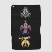 Freemason Golfhanddoek (Voorkant)