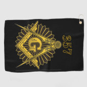 Freemason Golfhanddoek (Horizontaal)