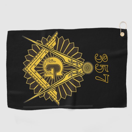 Freemason Golfhanddoek (Horizontaal)