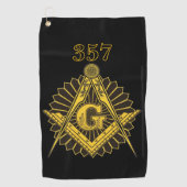 Freemason Golfhanddoek (Voorkant)