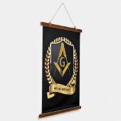 Freemason Hangend Wandkleed (Gebogen)