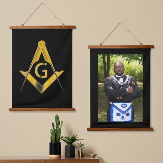Freemason Hangend Wandkleed (Asymmetrisch)