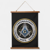 Freemason Hanging Tapestry Hangend Wandkleed (Voorkant 3)