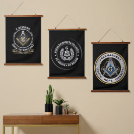 Freemason Hanging Tapestry Hangend Wandkleed