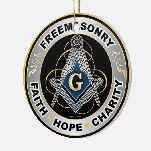 Freemason Keramisch Ornament (Links)