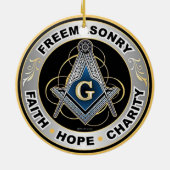 Freemason Keramisch Ornament (Achterkant)