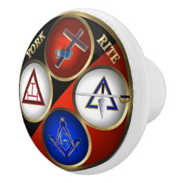 Freemason Keramische Knop