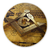 Freemason Keramische Knop (Voorkant)