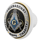 Freemason Keramische Knop (Rechts)