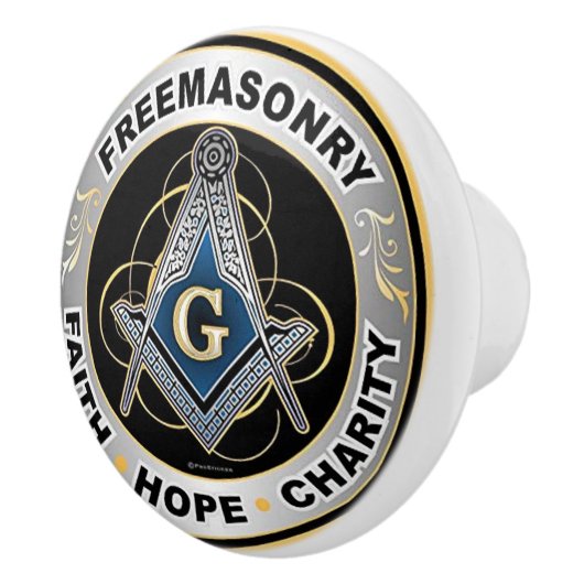Freemason Keramische Knop (Rechts)
