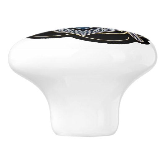 Freemason Keramische Knop (Zijkant)