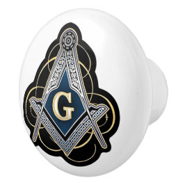 Freemason Keramische Knop