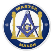 Freemason Keramische Knop (Voorkant)