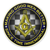 Freemason Keramische Knop (Voorkant)