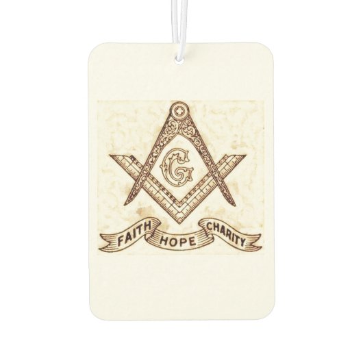 Freemason Luchtverfrisser (Achterkant)