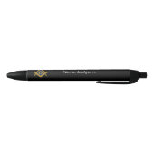 Freemason Masonic Black and gold Zwarte Inkt Pen (Bodem)