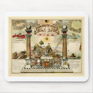 Freemason Masonic Emblematic Chart Muismat