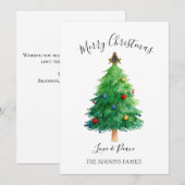 Freemason Masonic Pine Merry Christmas Tree  Feestdagenkaart (Voorkant / Achterkant)