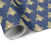 Freemason Masonic Square and Compass Freemasonry Cadeaupapier (Rol Hoek)