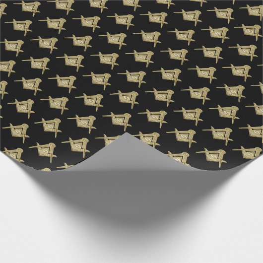 Freemason Masonic Square and Compass Freemasonry Cadeaupapier (Hoek)