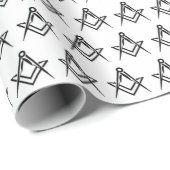 Freemason Masonic Square and Compass Freemasonry Cadeaupapier (Rol Hoek)