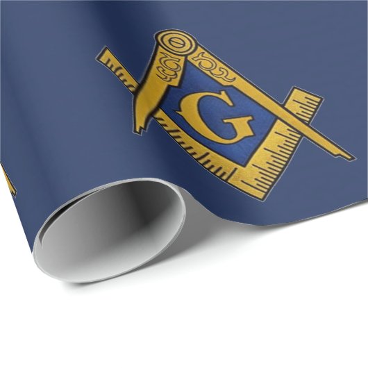 Freemason Masonic Square and Compass Freemasonry Cadeaupapier (Rol Hoek)