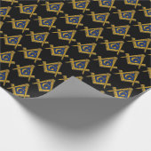 Freemason Masonic Square and Compass Freemasonry Cadeaupapier (Hoek)