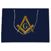 Freemason Masonic Square and Compass Freemasonry Groot Cadeauzakje (Voorkant)