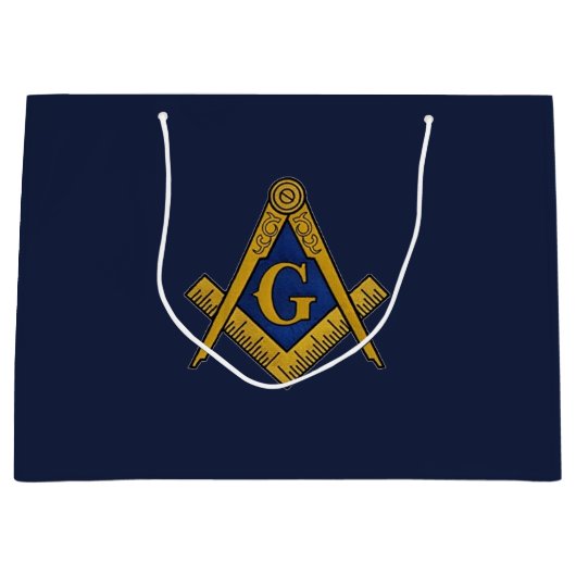 Freemason Masonic Square and Compass Freemasonry Groot Cadeauzakje (Voorkant)