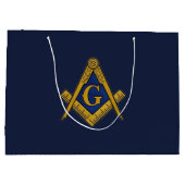 Freemason Masonic Square and Compass Freemasonry Groot Cadeauzakje (Achterkant)