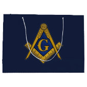 Freemason Masonic Square and Compass Freemasonry Groot Cadeauzakje (Achterkant)